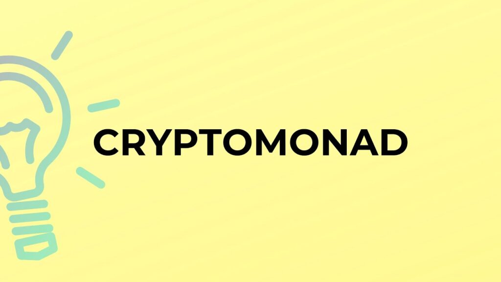 What is the meaning of the word CRYPTOMONAD?