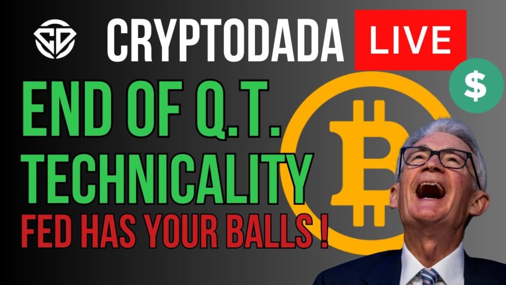 BITCOIN UPDATE – Q.T. Ends, Technicality!   @CryptoDada  #bitcointradingbangla #banglatrading