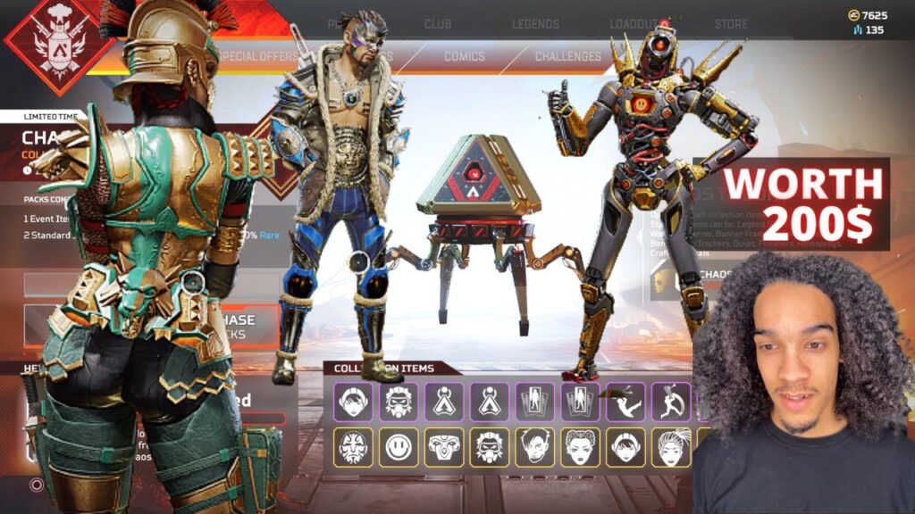 I bought the  0 Chaos Theory event Collection packs