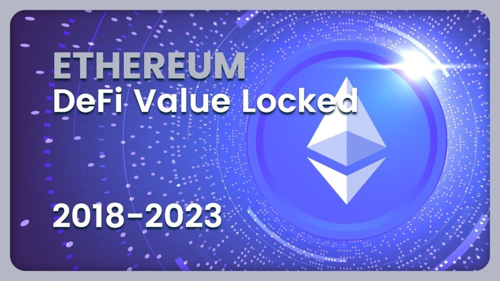 ETHEREUM (ETH) Total Value Locked in DeFi (TVL) 2018-2023 #crypto #blockchain #defi