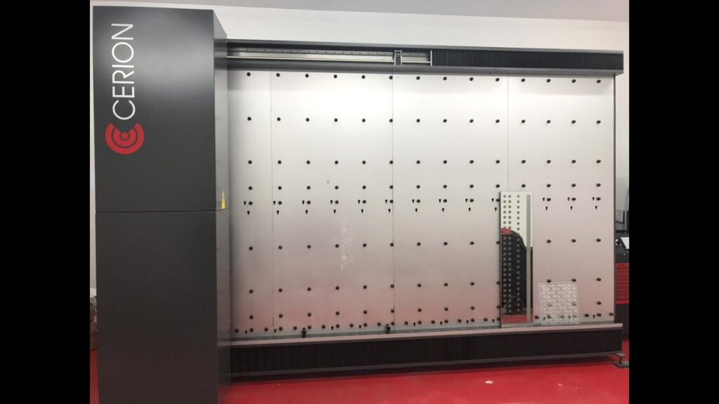 GlassBaltic | Vertical laser engraving machine CERION C vertica 1800mm