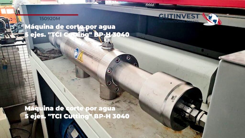 Máquina de corte por agua x 5 ejes TCI Cutting www.gutinvest.es