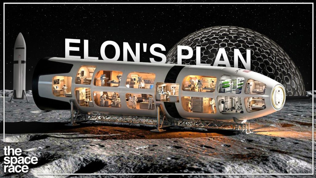 How SpaceX Will Build a City on The Moon