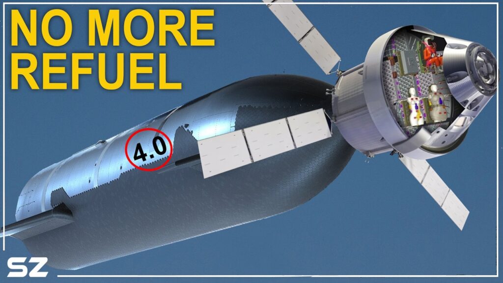 SpaceX’s new Starship Option to send NASA Orion Straight to the Moon! Better than SLS…