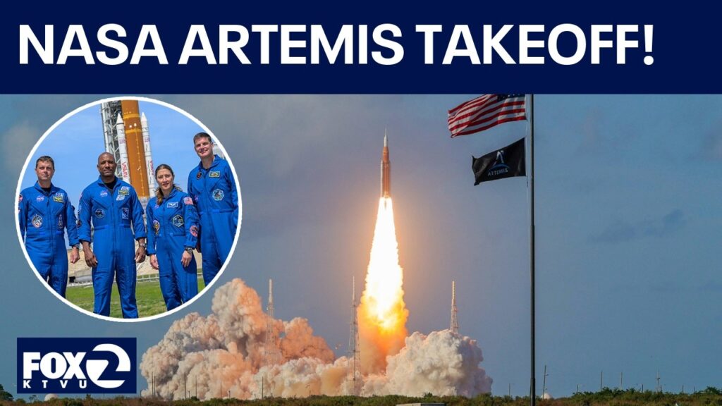 NASA’s Artemis II launches to the moon. See astronauts’ takeoff | KTVU