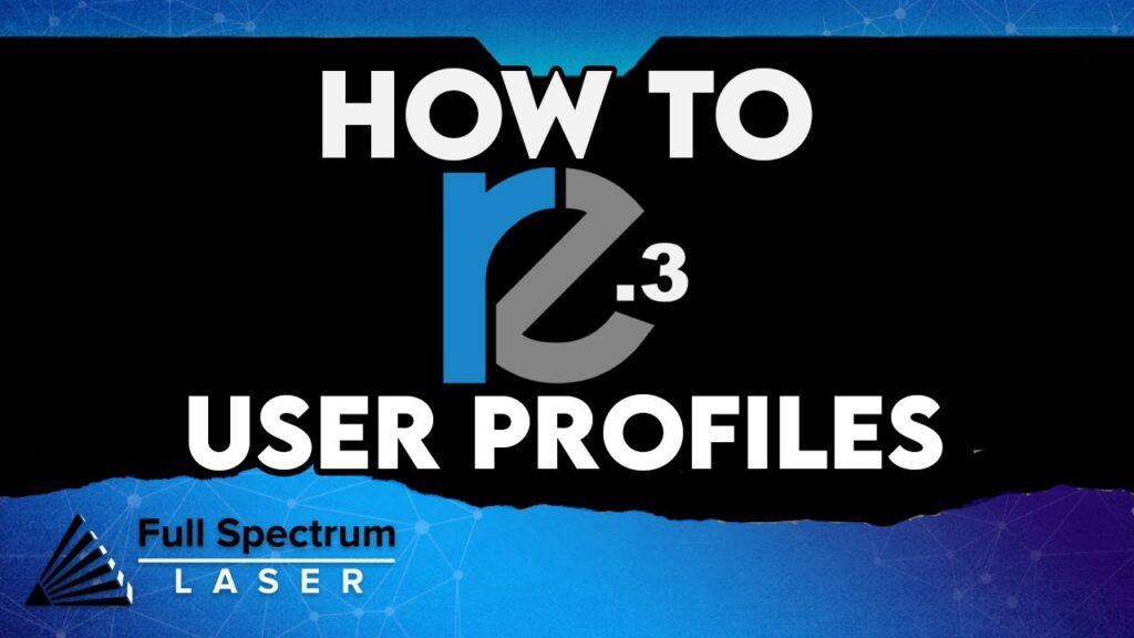 RE3 Tutorials – Software Features –  User Profiles and Pins