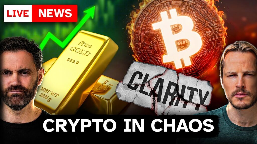 Bitcoin Breakdown, Gold Goes Parabolic, Clarity Act Collapse & Market Chaos