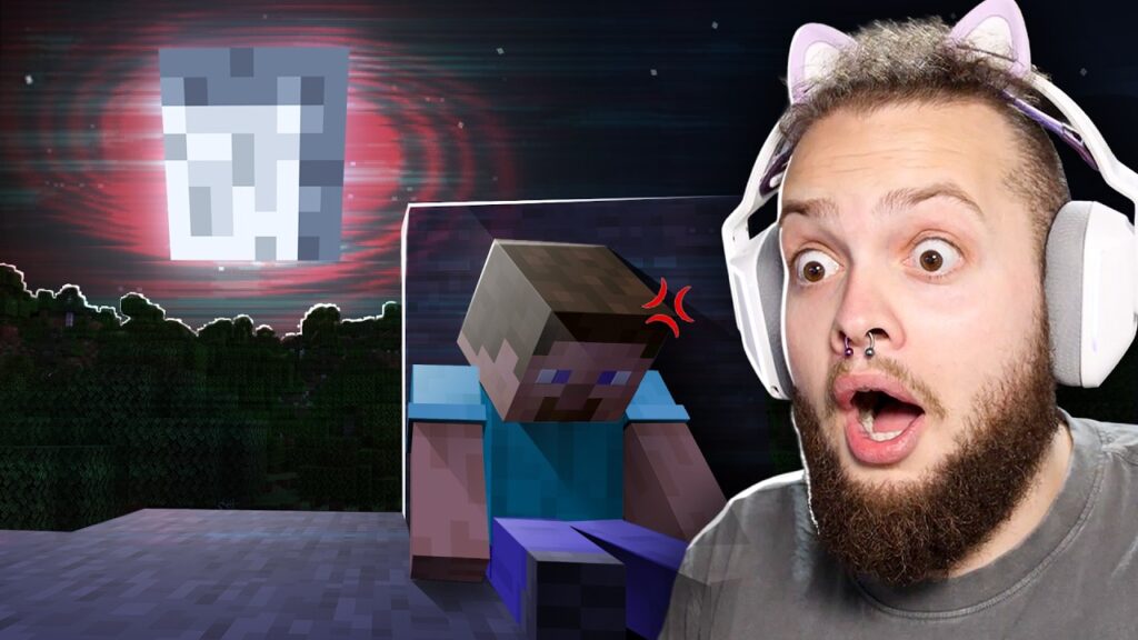 Don’t Look At the Moon…(How a Minecraft Theory Drove Him Insane FULL REACTION)