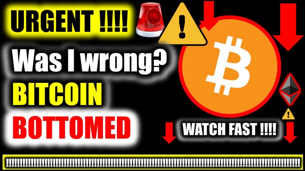 ⚠️ WHAT!!!!? BITCOIN JUST BOTTOMED!!!!!!!??⚠️Crypto Price Analysis TA/ BTC Cryptocurrency News Today