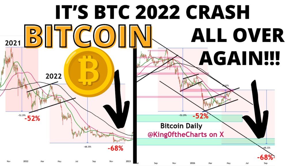 What if Bitcoin has Already Finished the BTC Bear Market Rally & is About to CRASH 68% Like in 2022