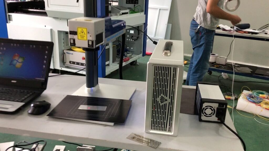 SL FI 30W raycus fiber laser marking machine