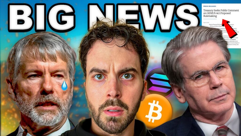 BREAKING: Treasury Secretary Announces Big Crypto News – Saylor Confronted About Bitcoin Crash