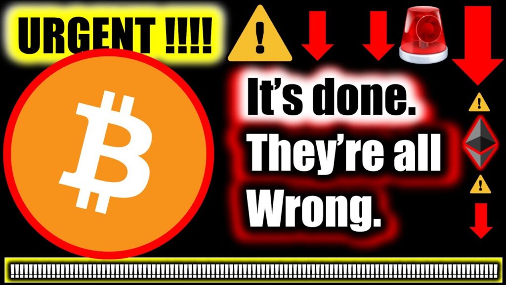 ⚠️It’s done…⚠️*URGENT* BITCOIN PLUNGE SOON!!?⚠️Crypto Prediction TA/ BTC Cryptocurrency News Today