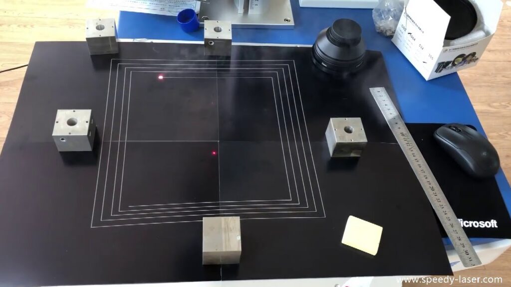 50W Raycus fiber laser machine for 300*300mm marking area~